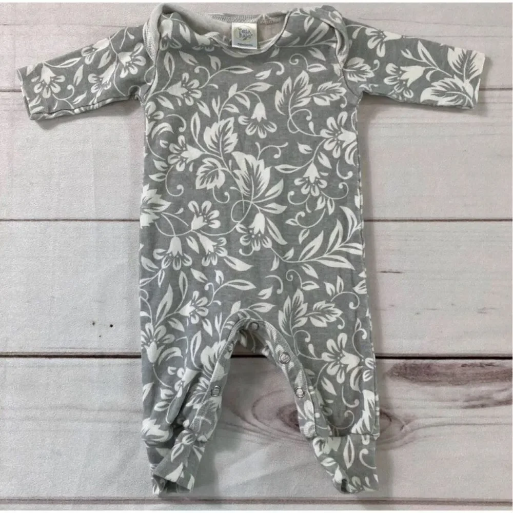 Tesa Babe Floral Printed Long Sleeve Romper Bundle Size Newborn